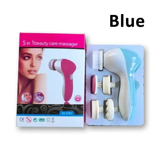 Electric Facial Cleaner 5 IN 1 Face Cleansing Brush Wash Machine Spa Skin Care Massager Blackhead Cleaning Facial Cleanser Tools