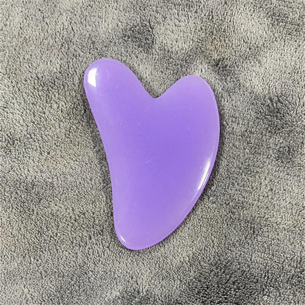 Natural Stone Jade Gouache Scraper Rose Quartz Facial Gua Sha Tools Face Lifting Massager Firm Skin Care Guasha Board Massager