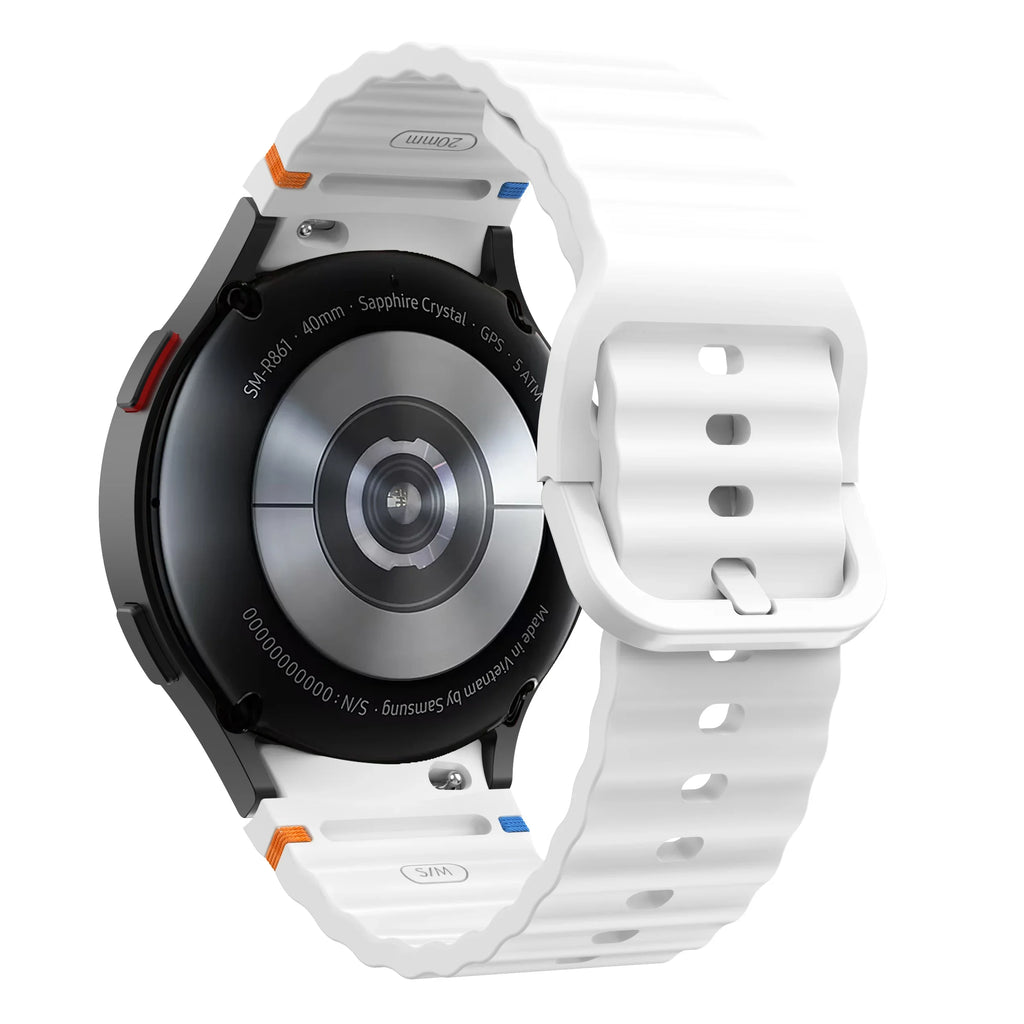 Original Silicone band for Samsung Galaxy Watch 7 FE 6 4 Classic 5 pro 44mm 40mm 43mm 47mm 45mm Bracelet Galaxy Watch6 7 Strap