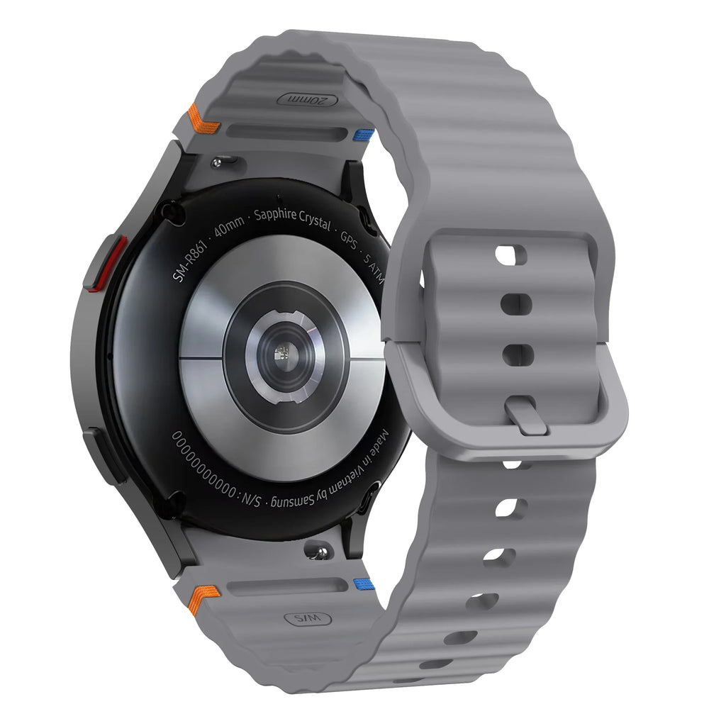 Original Silicone band for Samsung Galaxy Watch 7 FE 6 4 Classic 5 pro 44mm 40mm 43mm 47mm 45mm Bracelet Galaxy Watch6 7 Strap