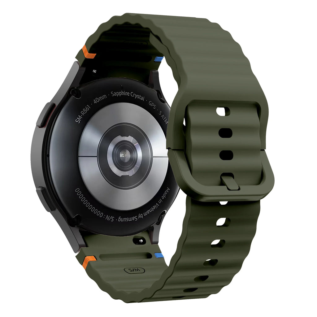 Original Silicone band for Samsung Galaxy Watch 7 FE 6 4 Classic 5 pro 44mm 40mm 43mm 47mm 45mm Bracelet Galaxy Watch6 7 Strap