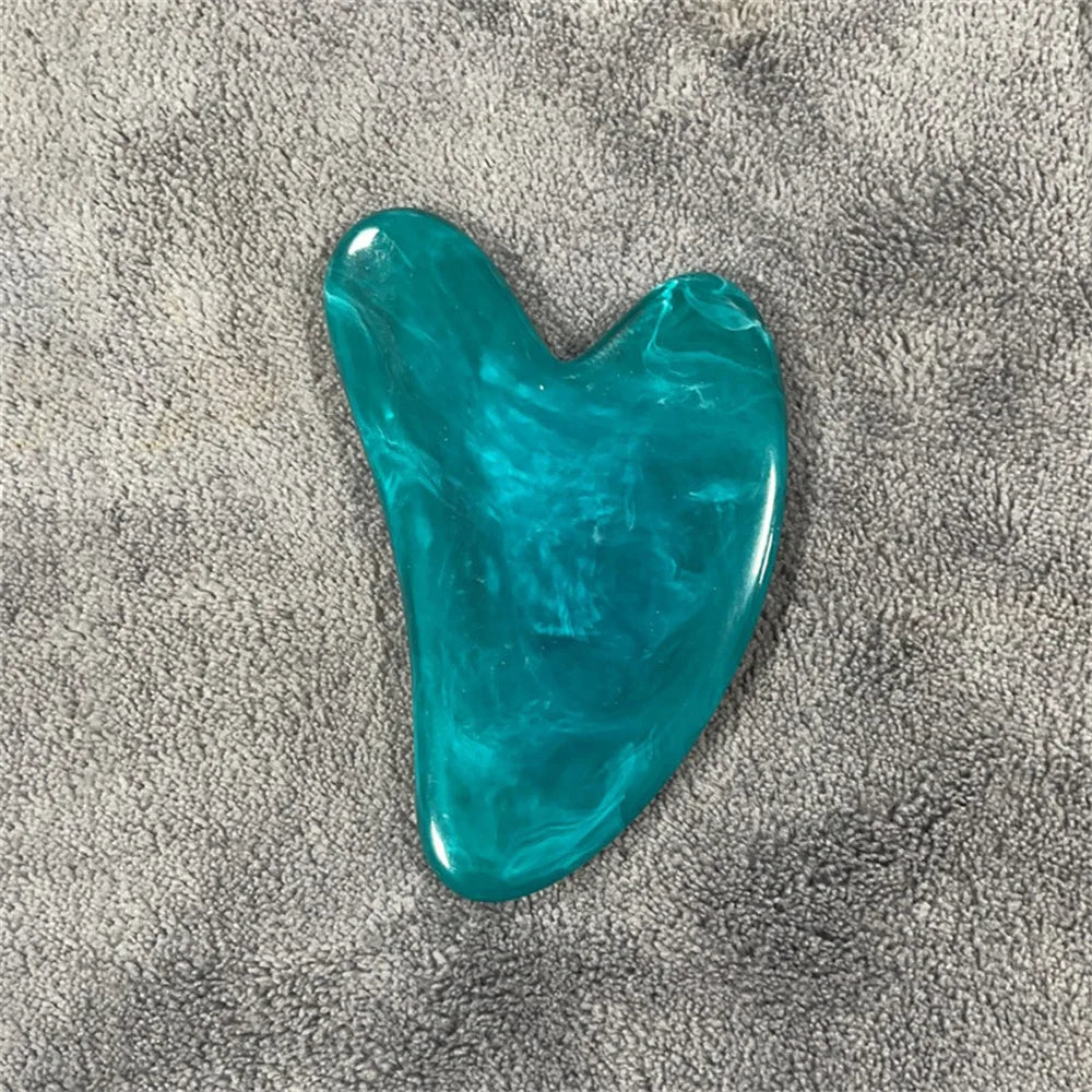 Natural Stone Jade Gouache Scraper Rose Quartz Facial Gua Sha Tools Face Lifting Massager Firm Skin Care Guasha Board Massager