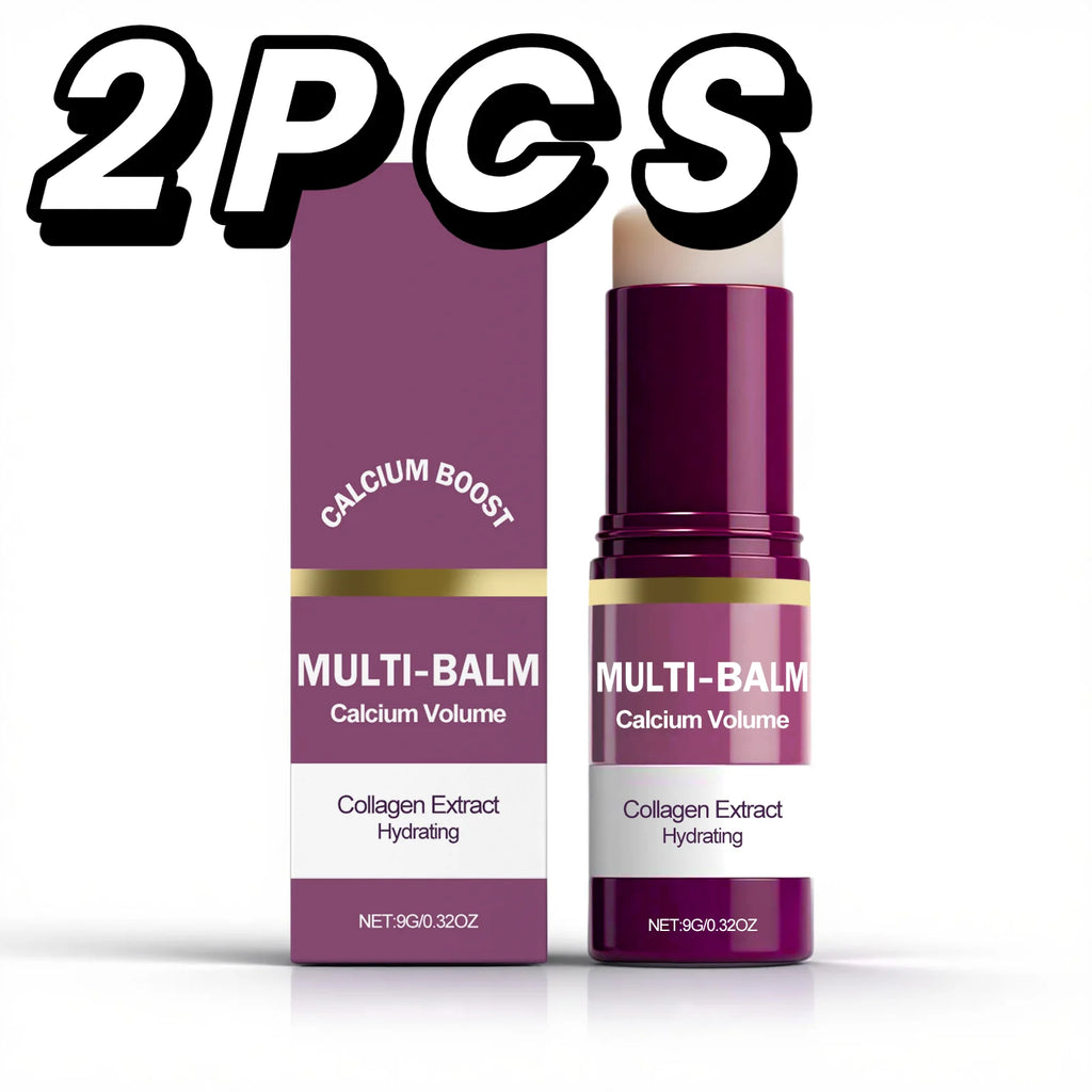 Calcium Volume Multi Balm Korean Skincare Stick Face & Eye Cream Collagen Deep Moisturizing Anti-Wrinkle Suitable for Pre Makeup