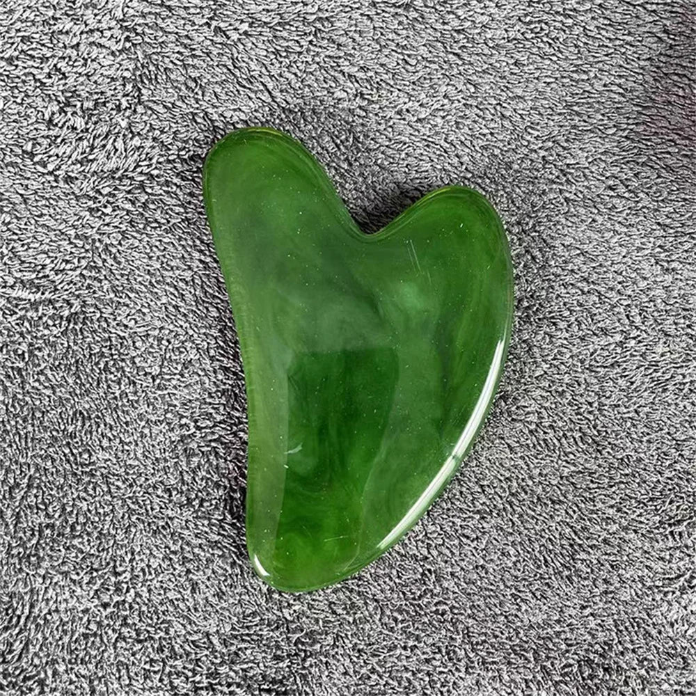 Natural Stone Jade Gouache Scraper Rose Quartz Facial Gua Sha Tools Face Lifting Massager Firm Skin Care Guasha Board Massager