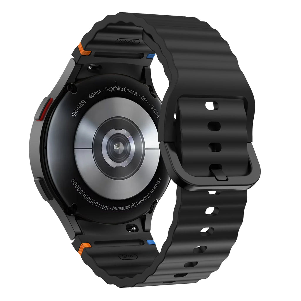 Original Silicone band for Samsung Galaxy Watch 7 FE 6 4 Classic 5 pro 44mm 40mm 43mm 47mm 45mm Bracelet Galaxy Watch6 7 Strap
