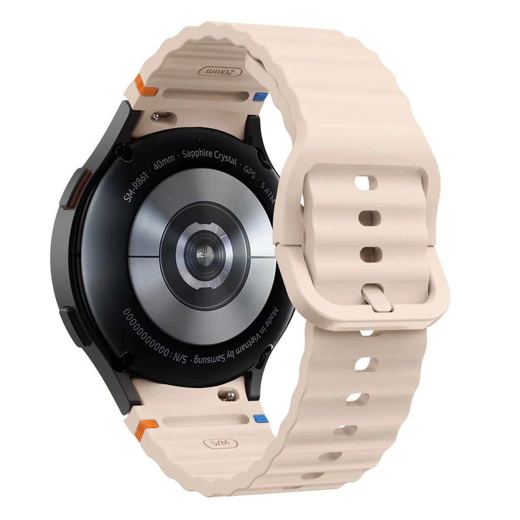 Original Silicone band for Samsung Galaxy Watch 7 FE 6 4 Classic 5 pro 44mm 40mm 43mm 47mm 45mm Bracelet Galaxy Watch6 7 Strap