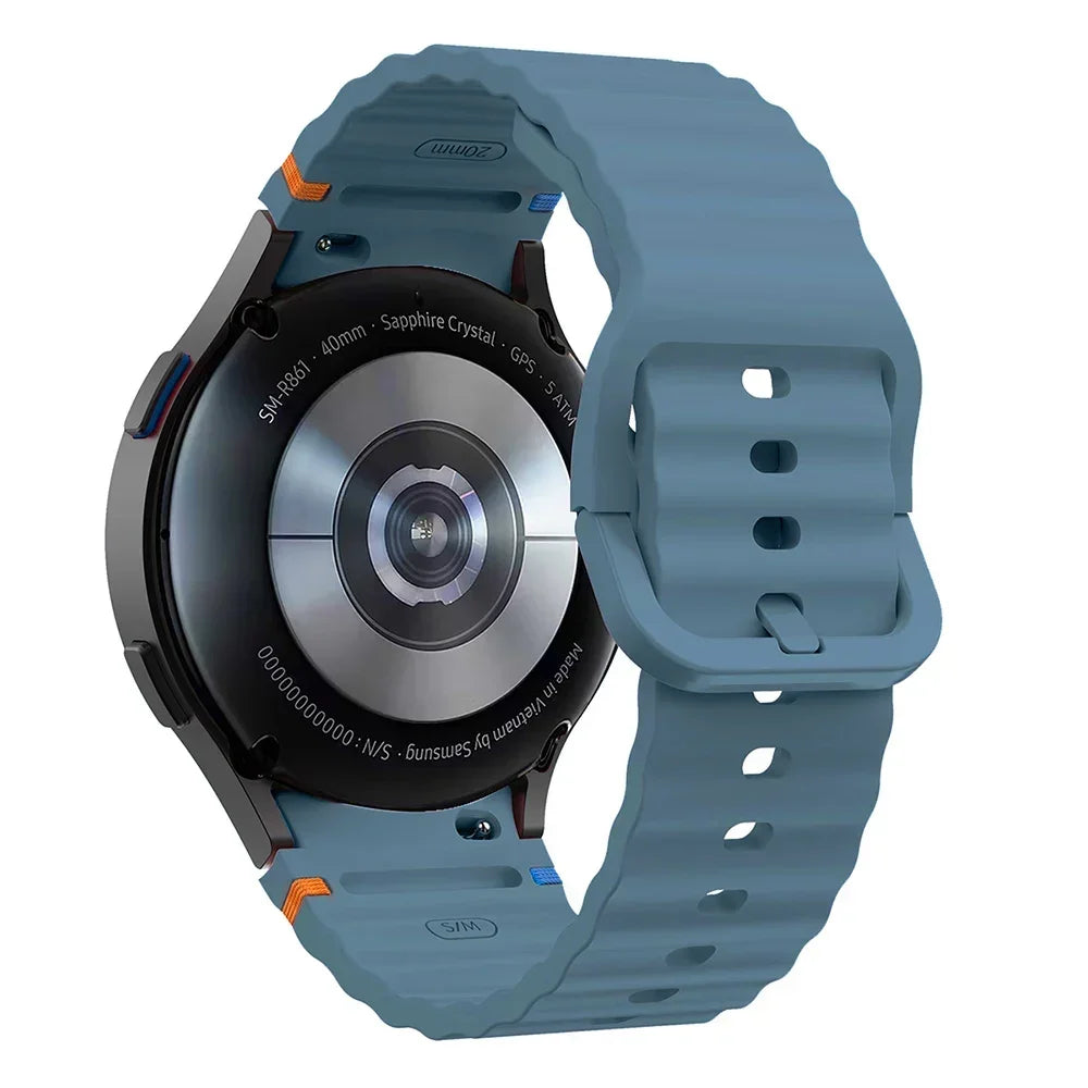 Original Silicone band for Samsung Galaxy Watch 7 FE 6 4 Classic 5 pro 44mm 40mm 43mm 47mm 45mm Bracelet Galaxy Watch6 7 Strap