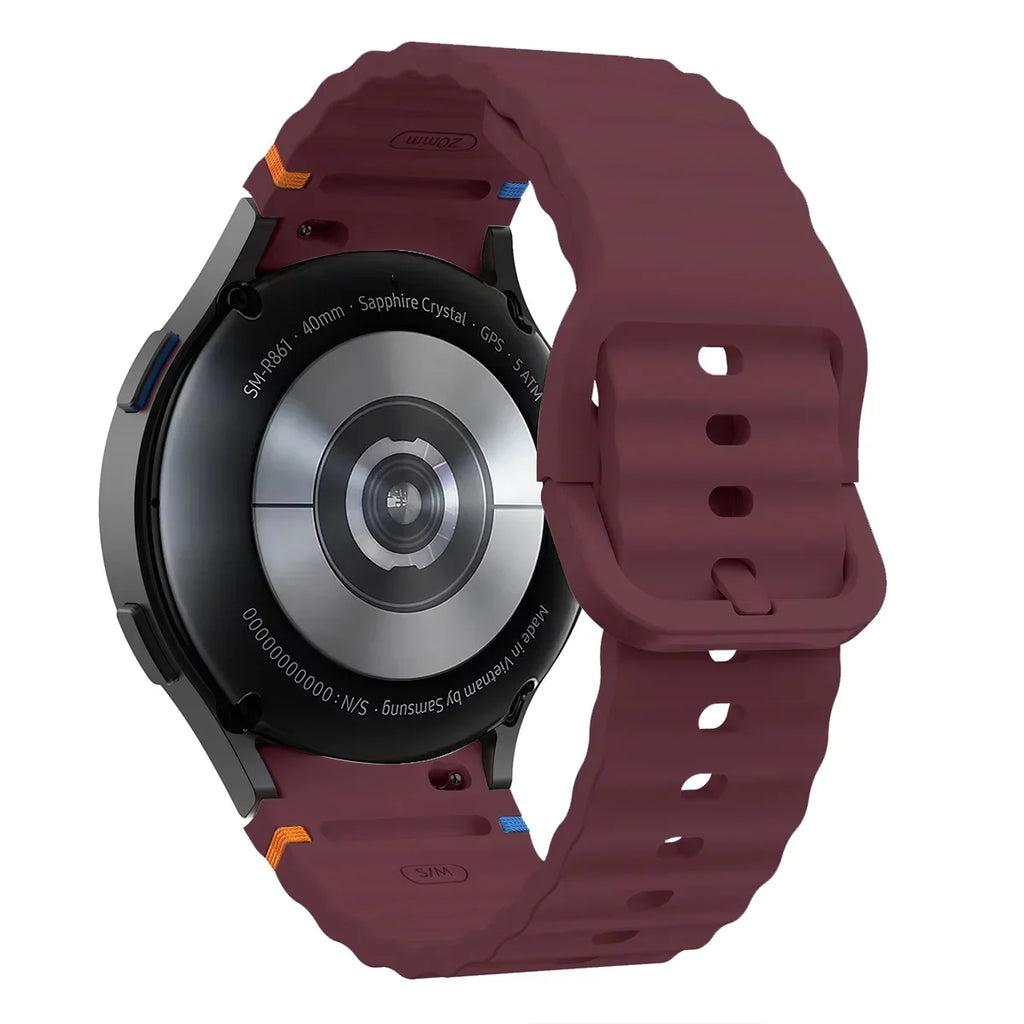 Original Silicone band for Samsung Galaxy Watch 7 FE 6 4 Classic 5 pro 44mm 40mm 43mm 47mm 45mm Bracelet Galaxy Watch6 7 Strap